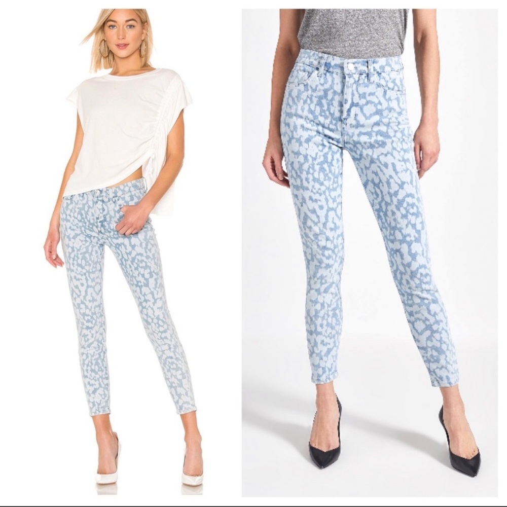 NWT Current Elliott Inky Bleach Skinny Jeans